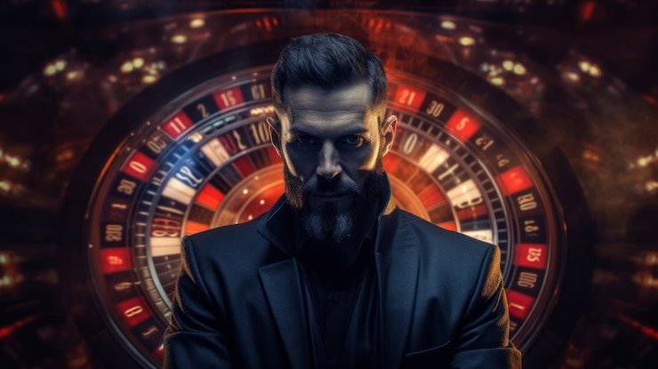 Multiple camera angles showing live roulette wheel and dealer interface